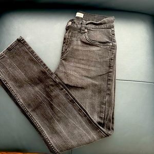 Levi’s youth jeans.  Size 14 regular 27x27 color: black stoned washed